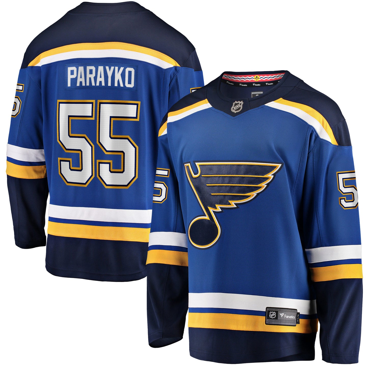 Colton Parayko St. Louis Blues Fanatics Branded Breakaway Player Jersey - Blue
