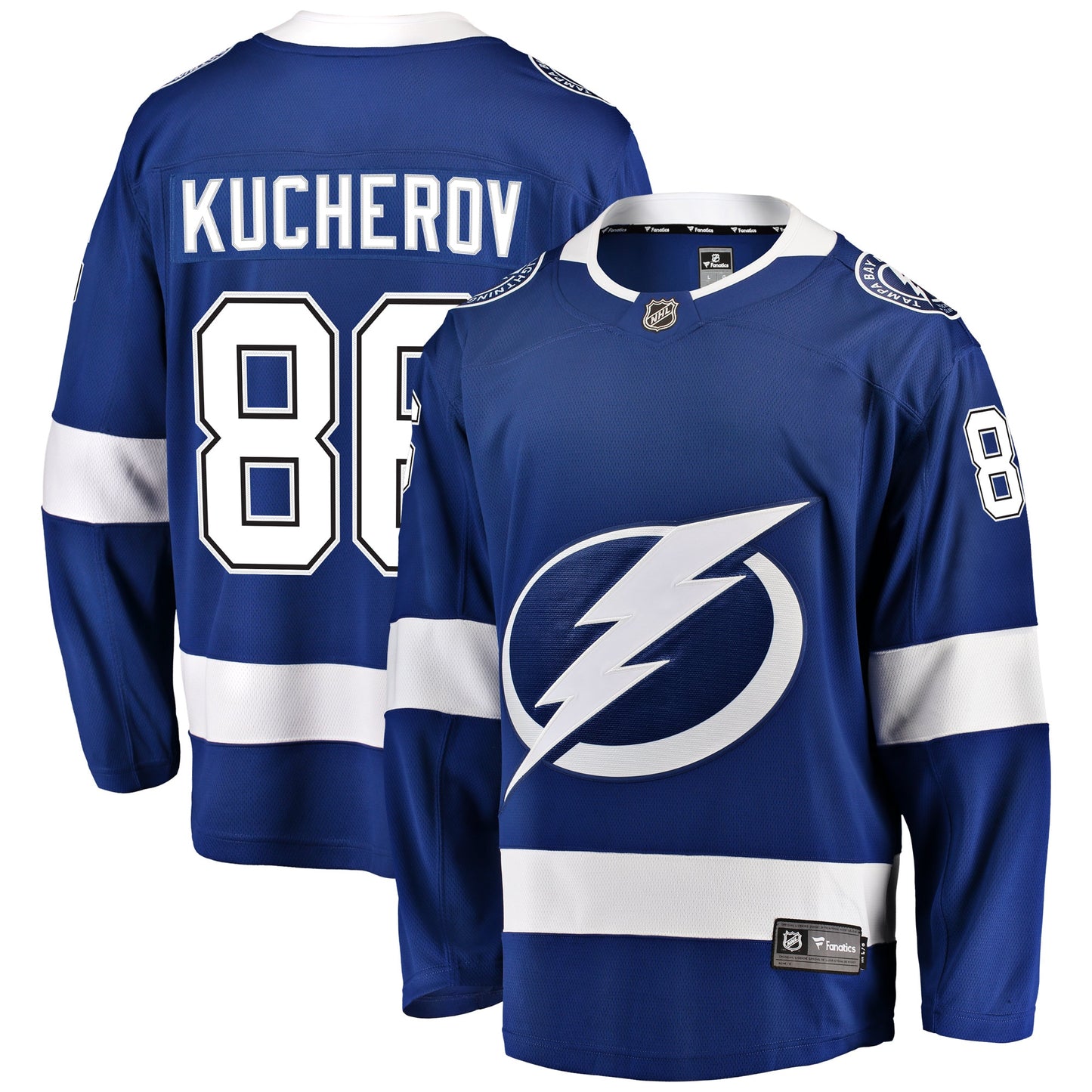 Nikita Kucherov Tampa Bay Lightning Fanatics Branded Home Breakaway Player Jersey - Blue
