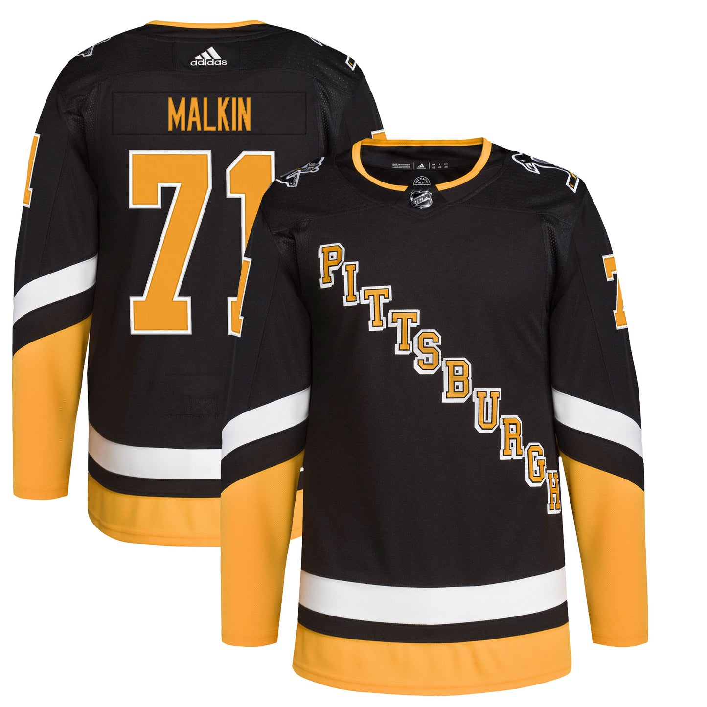 Evgeni Malkin Pittsburgh Penguins adidas Alternate Primegreen Authentic Pro Player Jersey - Black