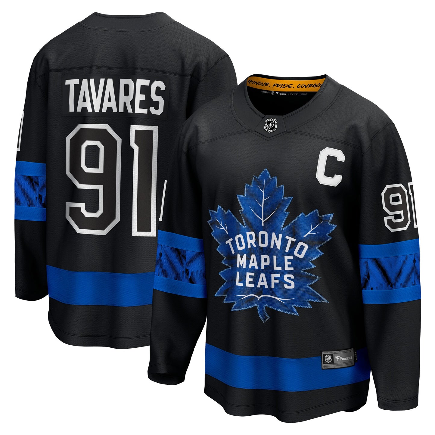 John Tavares Toronto Maple Leafs Fanatics Branded Alternate Premier Breakaway Reversible Player Jersey - Black