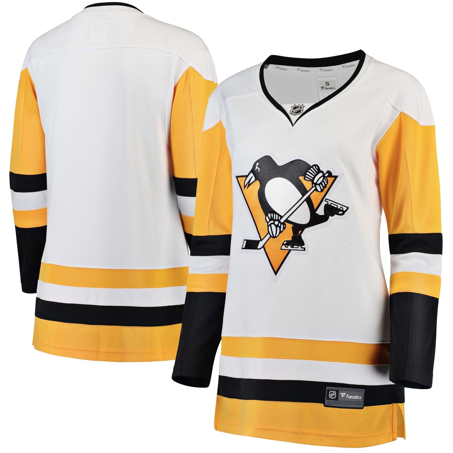 Women's Fanatics Branded White Pittsburgh Penguins Away Breakaway Jersey