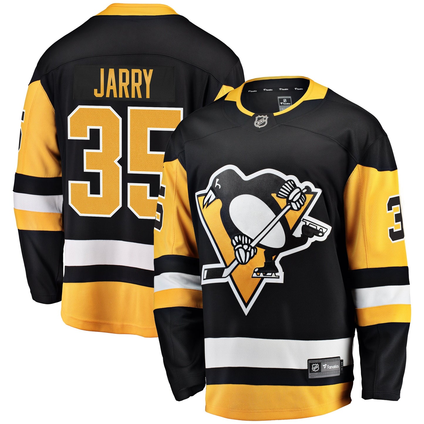 Tristan Jarry Pittsburgh Penguins Fanatics Branded Home Breakaway Player Jersey - Black