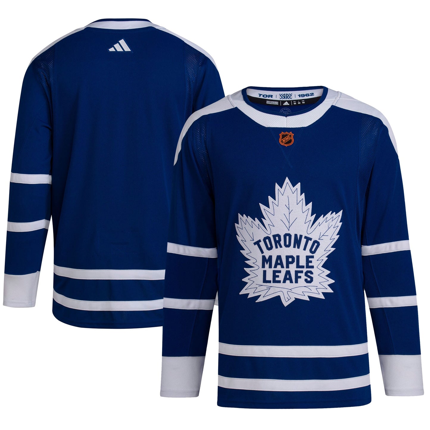 Toronto Maple Leafs adidas Reverse Retro 2.0 Authentic Blank Jersey - Royal
