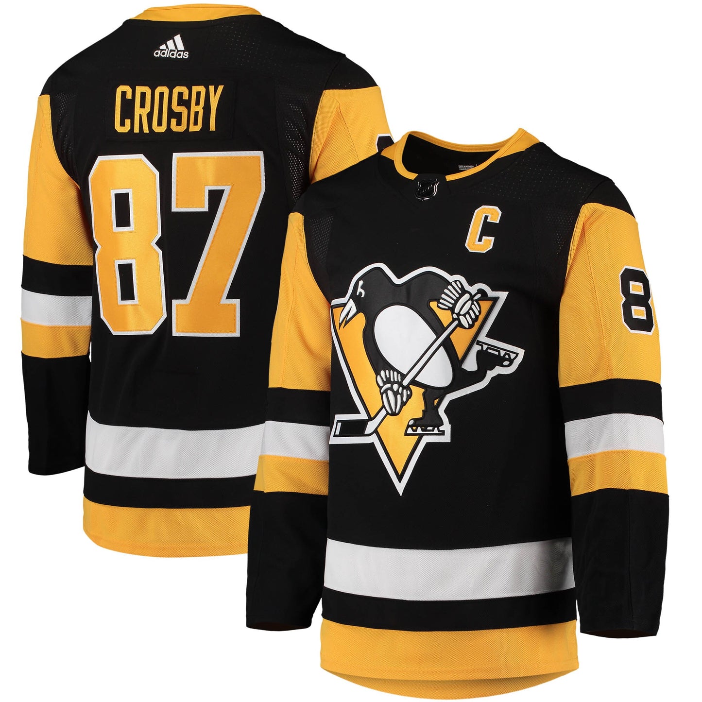 Sidney Crosby Pittsburgh Penguins adidas Home Primegreen Authentic Pro Player Jersey - Black