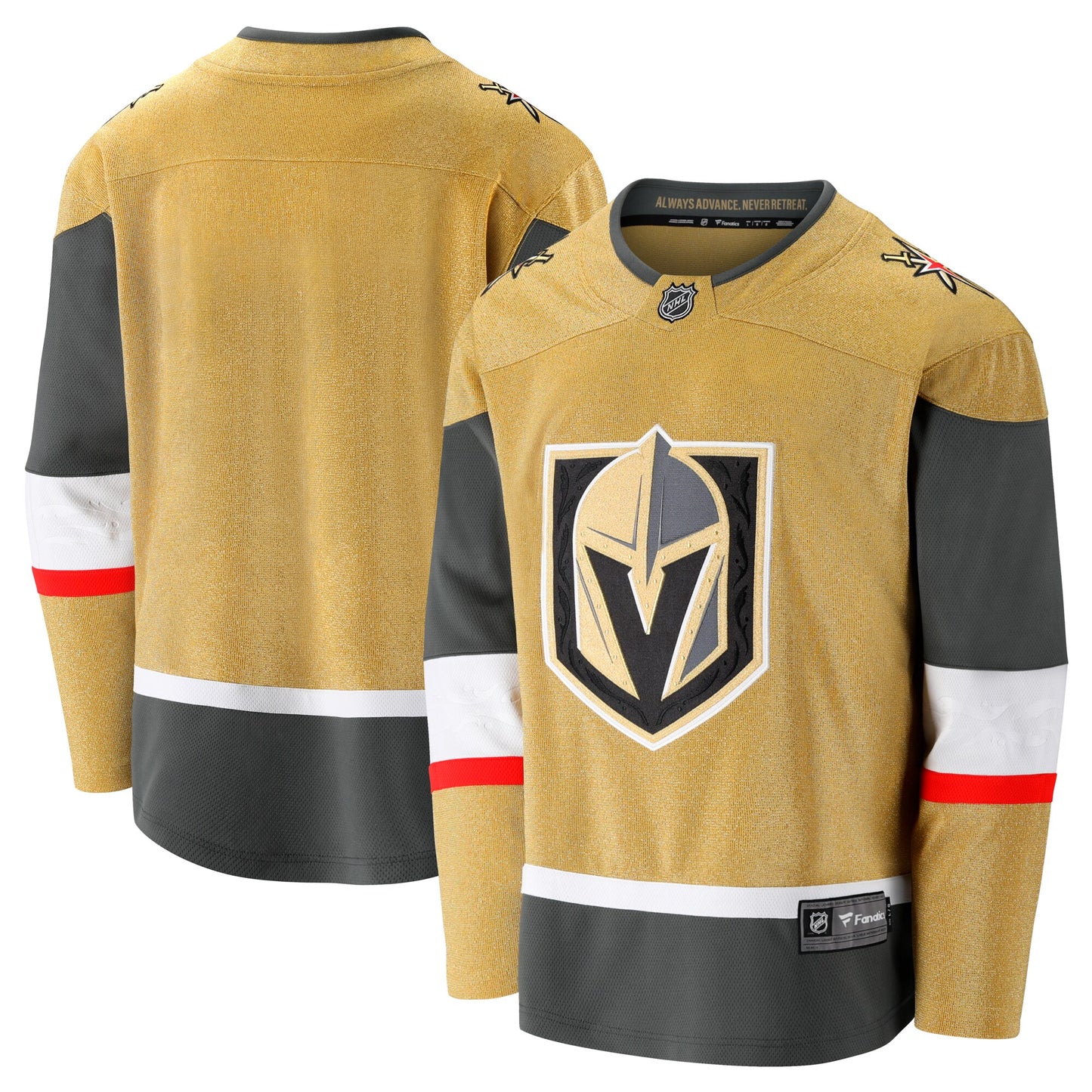 Vegas Golden Knights Fanatics Branded Home Breakaway Jersey - Gold
