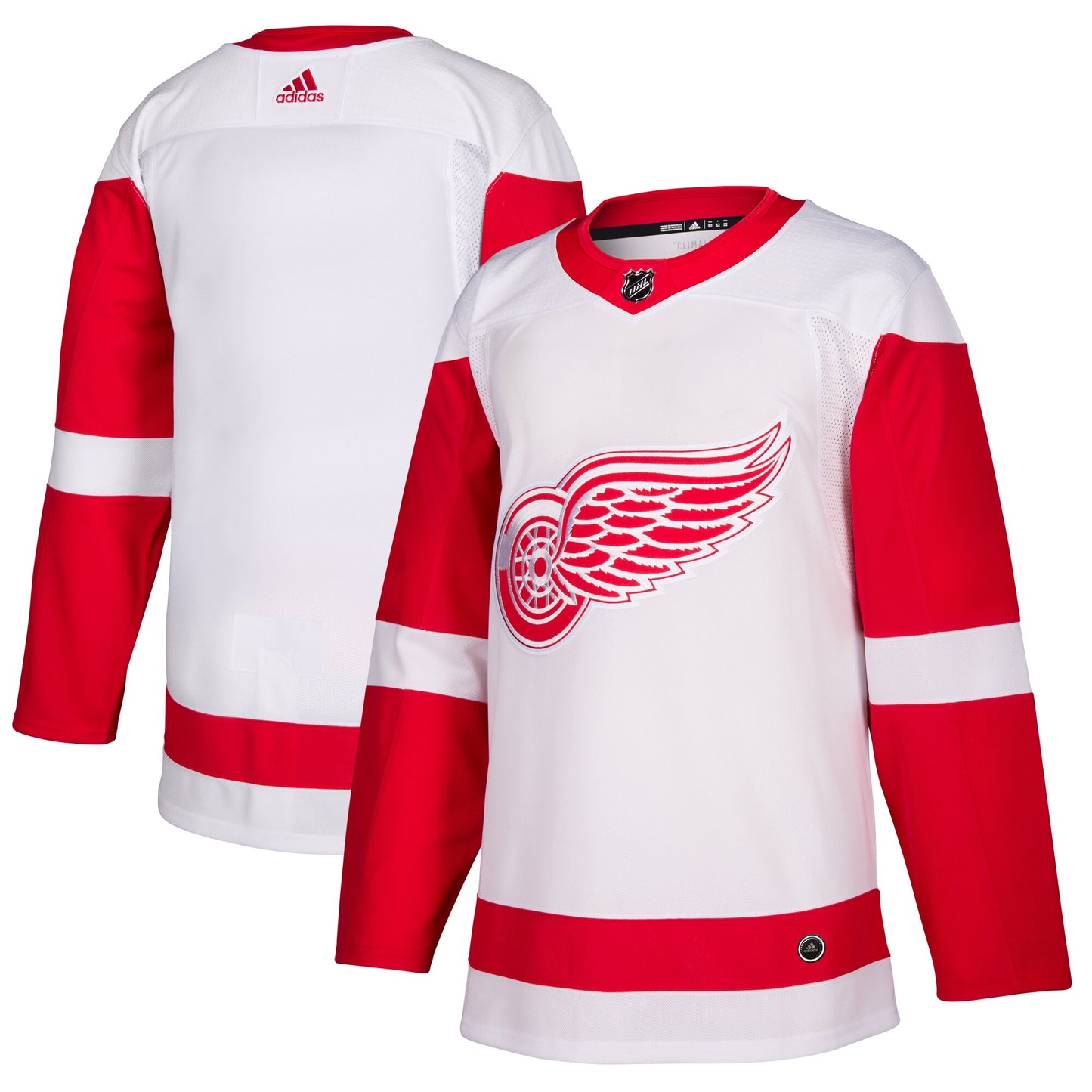 Detroit Red Wings adidas Away Authentic Blank Jersey - White