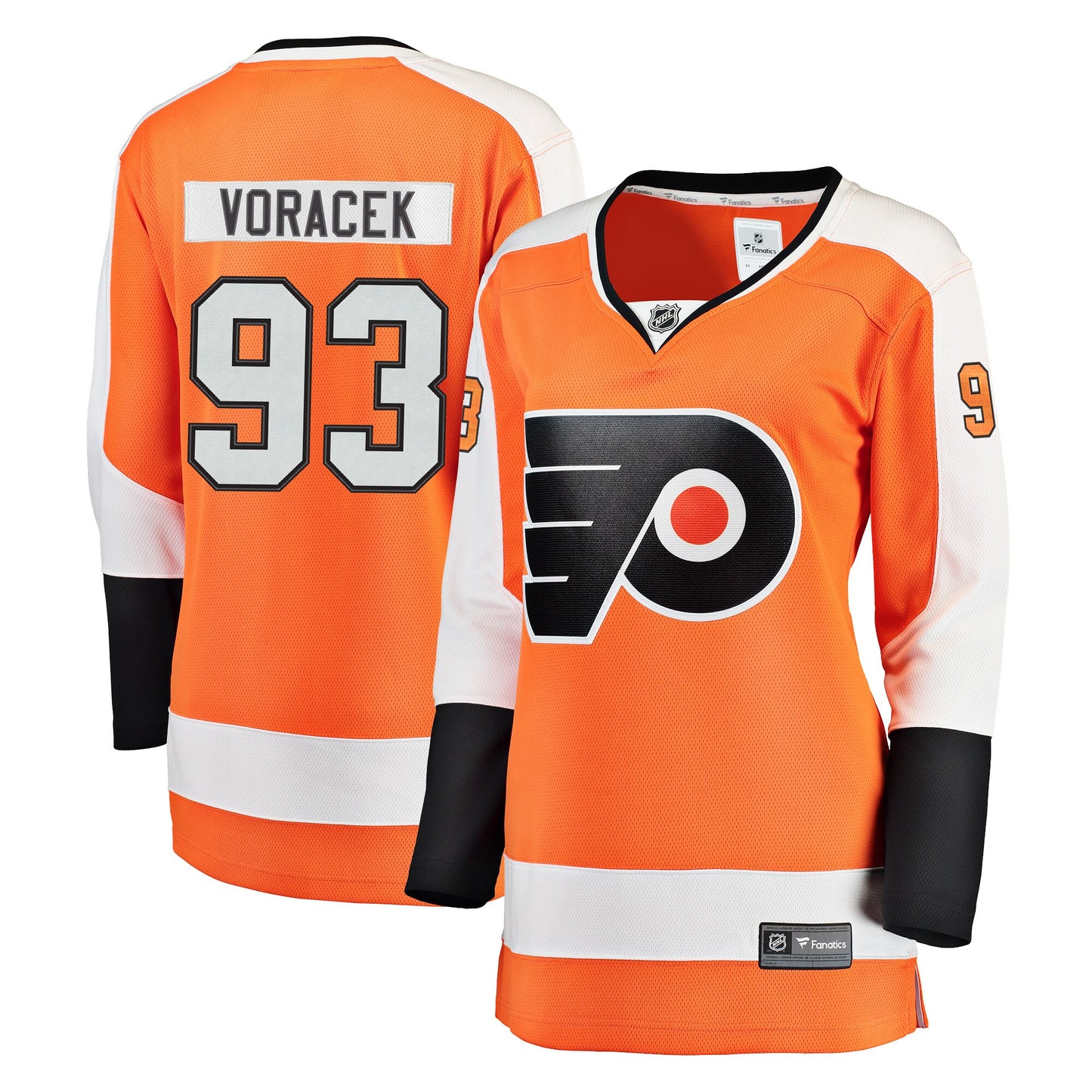 Jakub Voracek Philadelphia Flyers Fanatics Branded Women's Breakaway Player Jersey - Orange