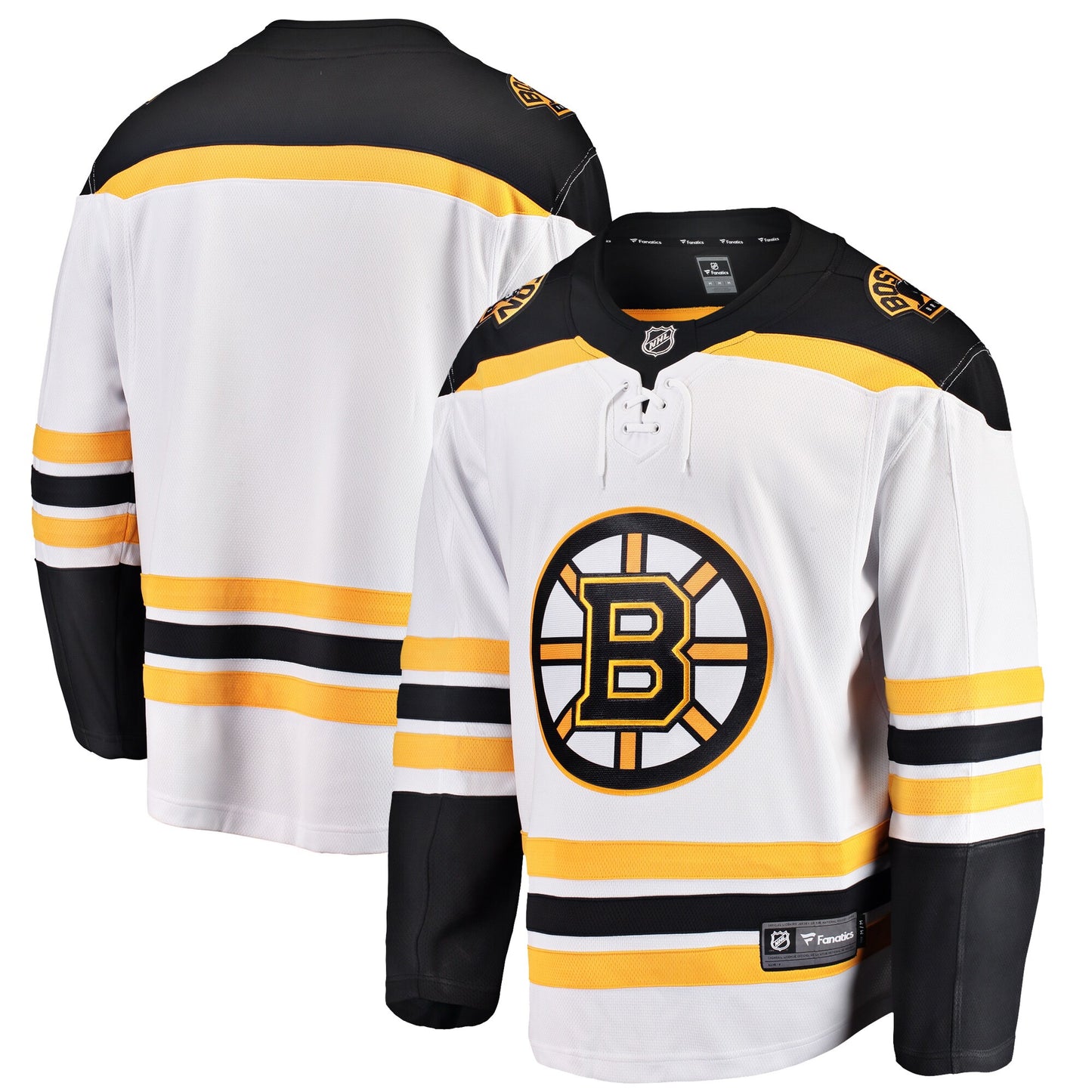 Boston Bruins Fanatics Branded Breakaway Away Jersey - White