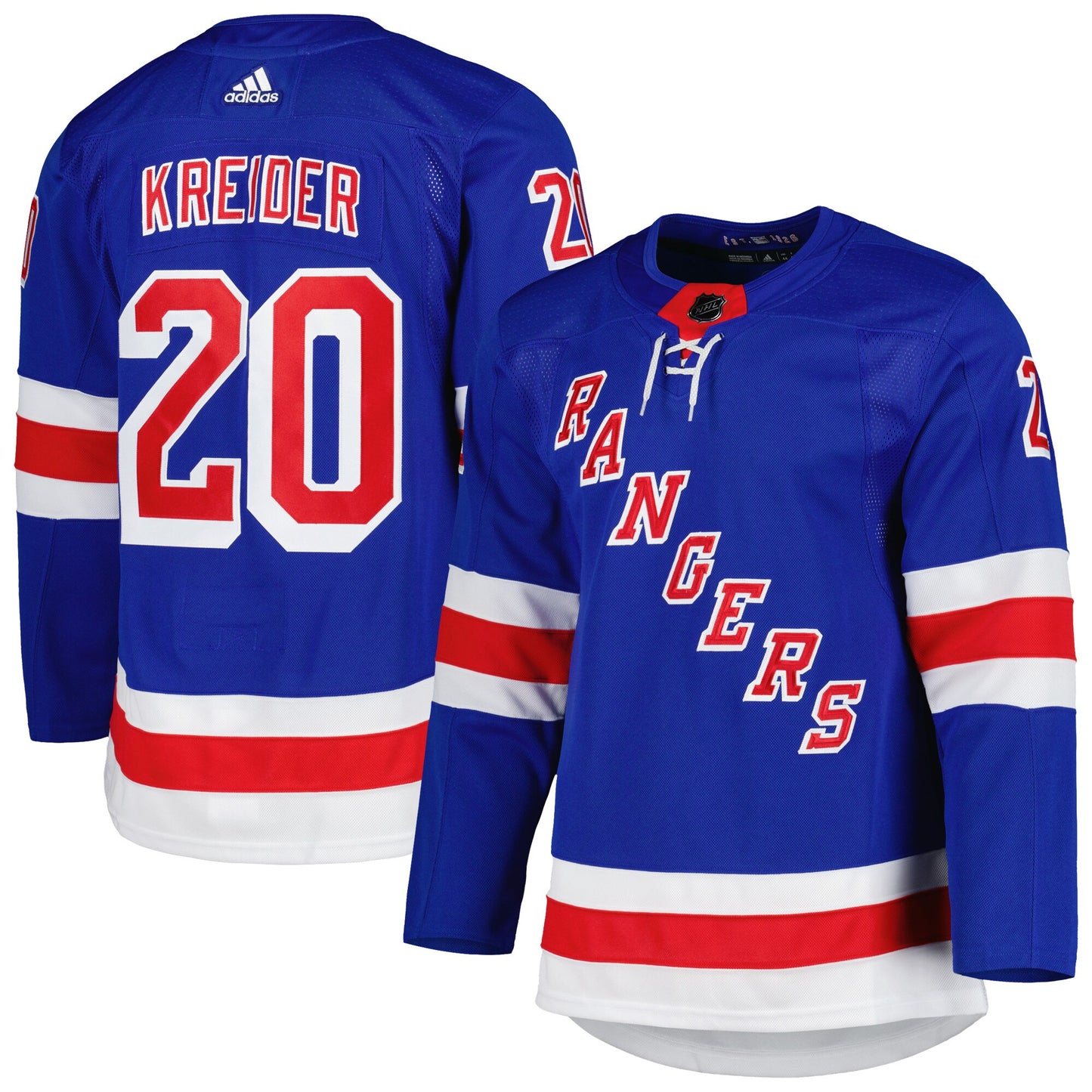 Chris Kreider New York Rangers adidas Home Primegreen Authentic Pro Player Jersey - Blue