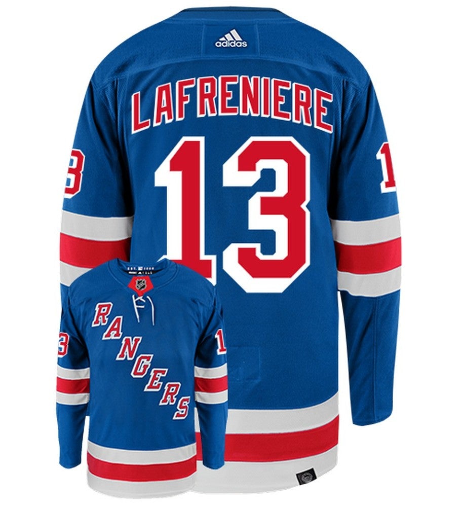 Alexei Lafreniere New York Rangers Adidas Primegreen Authentic NHL Hockey Jersey