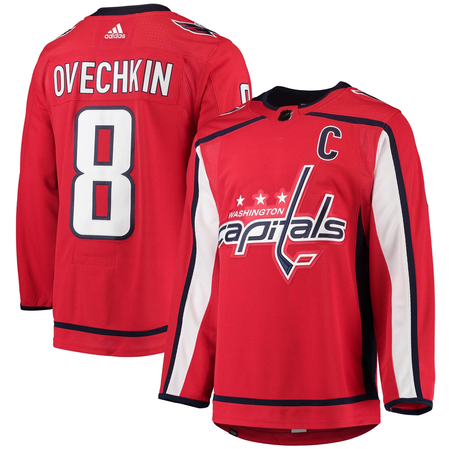 Alexander Ovechkin Washington Capitals adidas Home Primegreen Authentic Pro Player Jersey - Red