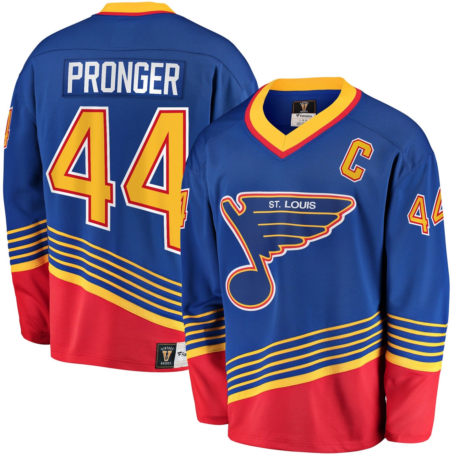 Chris Pronger St. Louis Blues Fanatics Branded Breakaway Retired Player Jersey - Blue