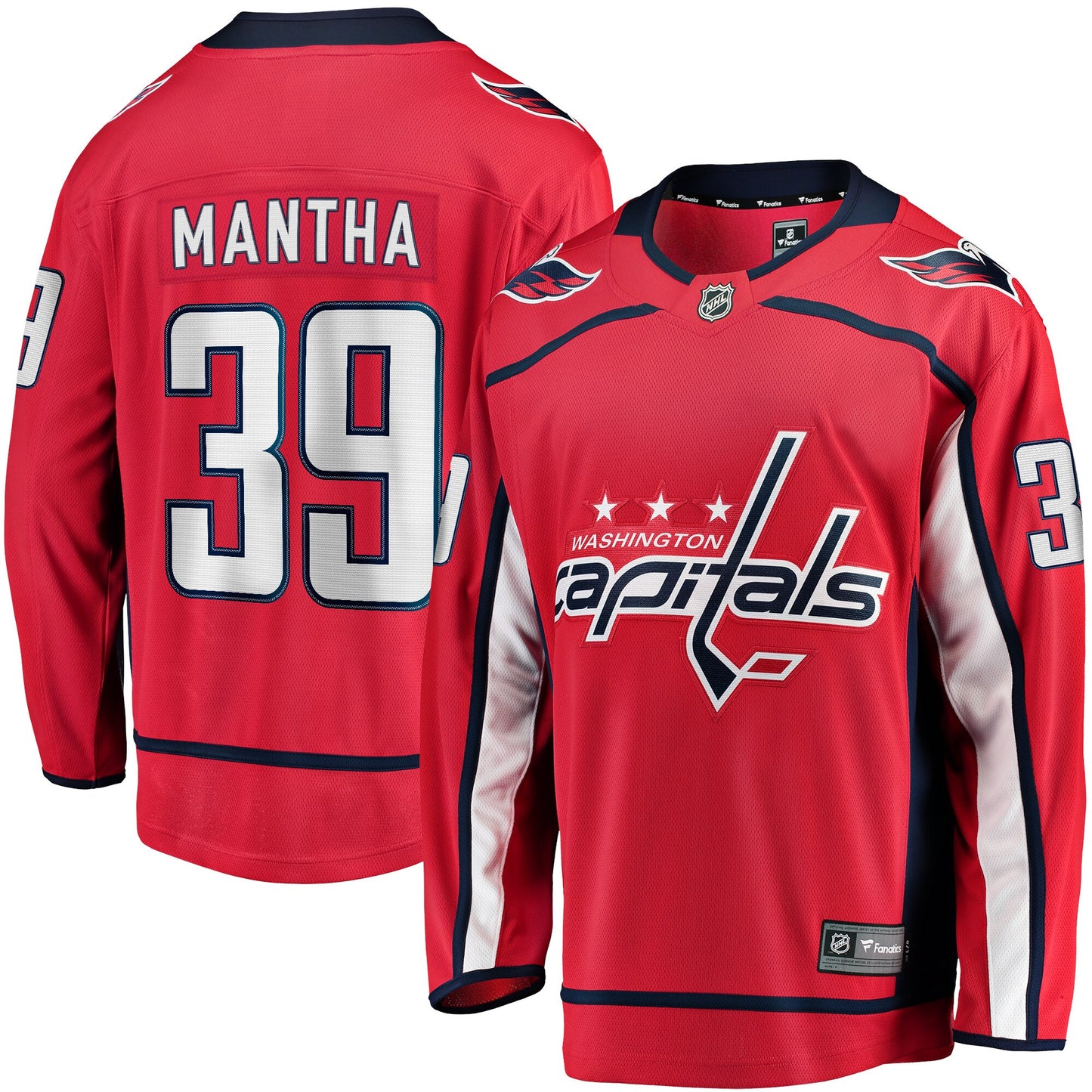 Anthony Mantha Washington Capitals Fanatics Branded Home Premier Breakaway Player Jersey - Red