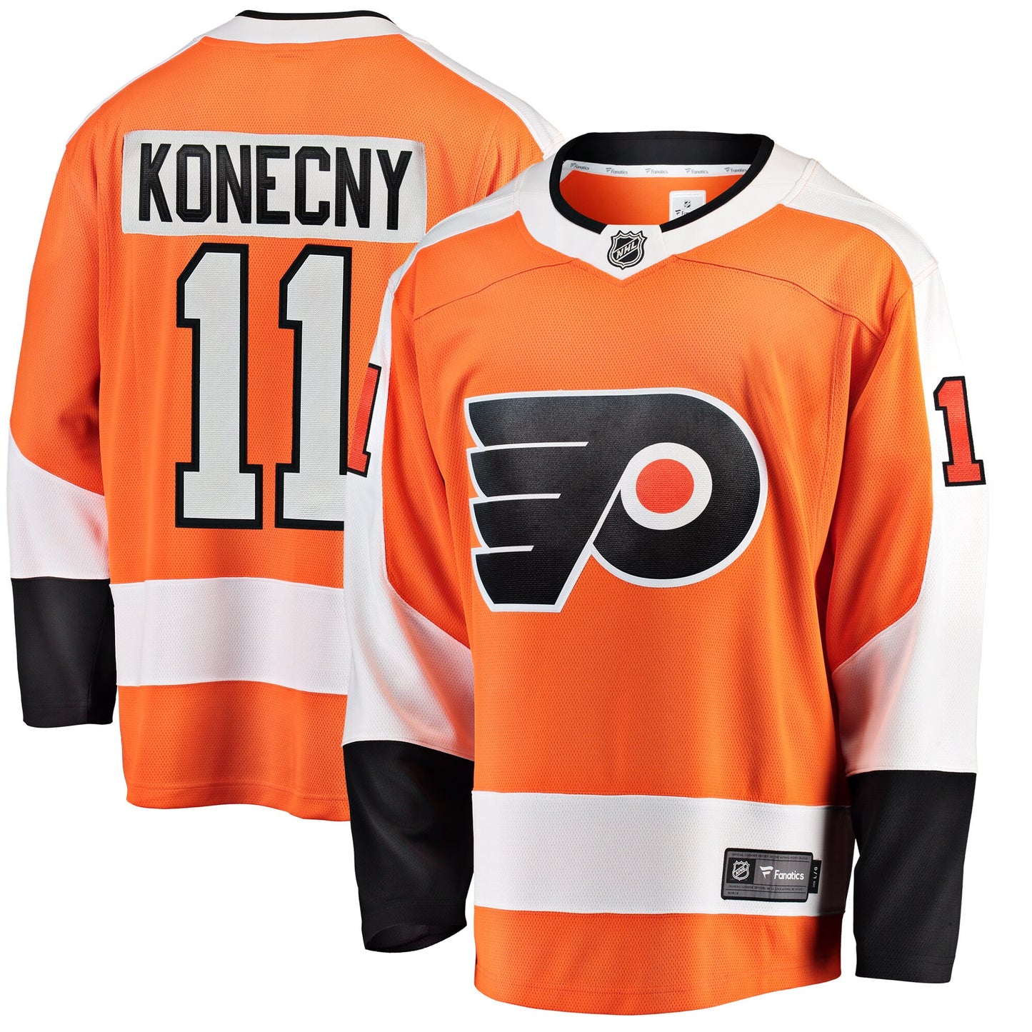 Travis Konecny Philadelphia Flyers Fanatics Branded Breakaway Player Jersey - Orange